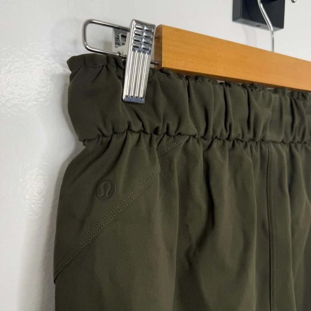LULULEMON Dark Olive Keep Moving 7/8 Pant